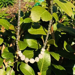 Park Lane Silver and White Necklace